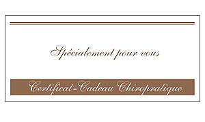 Certificat cadeau famillial.