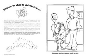 No&eacute;mie va chez le chiropraticien.