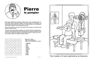 No&eacute;mie va chez le chiropraticien.